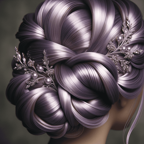 Stunning Purple Hair Ideas Created with AI