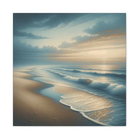 Serene Twilight Shores - Canvas Print