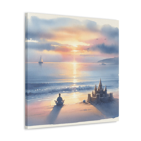 Twilight Turrets by the Tide - Canvas Print