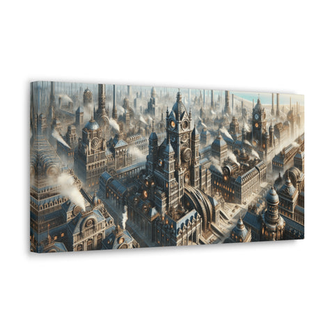 Empire of Cogs and Dreams - Canvas Print