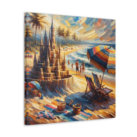 Sunset Kingdoms by the Shore - Canvas Print