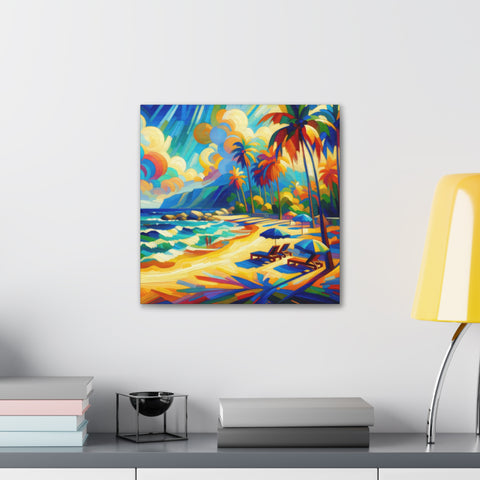 Vivid Tropic Reverie - Canvas Print