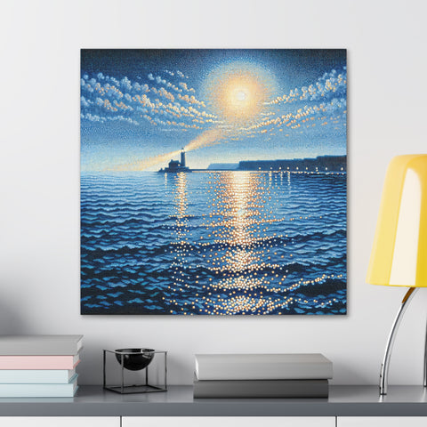 Dazzling Twilight Beacon - Canvas Print