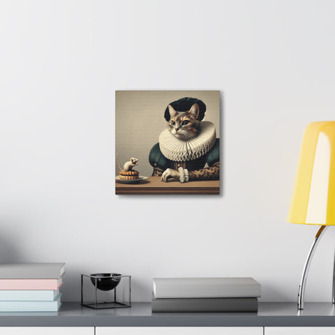 Whiskers and Waffles: A Noble Tale - Canvas Print