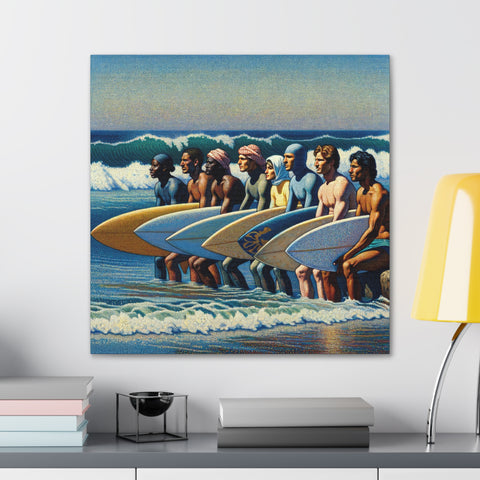 The Vanguard of the Waves - Canvas Print