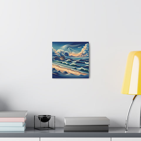 Serenade of the Swirling Sea - Canvas Print