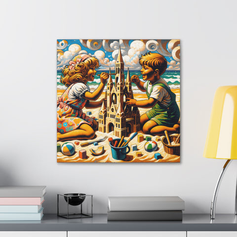 Architects of Littoral Dreams - Canvas Print