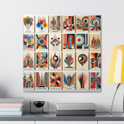 The Symphony of Shapes - Canvas Print