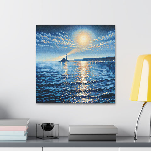 Dazzling Twilight Beacon - Canvas Print