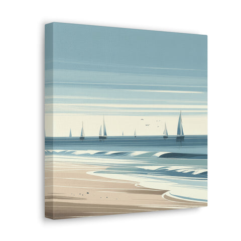 Serenity at Sea's Horizon - Canvas Print