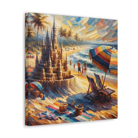 Sunset Kingdoms by the Shore - Canvas Print