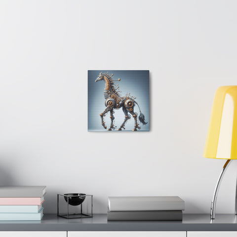 The Steampunk Stallion - Canvas Print