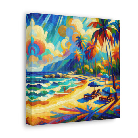 Vivid Tropic Reverie - Canvas Print