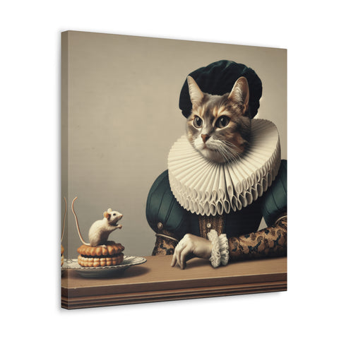 Whiskers and Waffles: A Noble Tale - Canvas Print