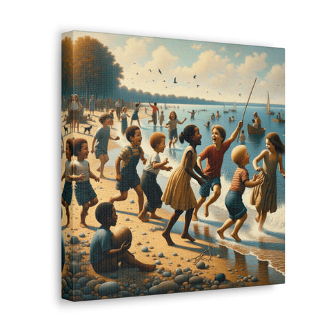 Seaside Symphony of Joy - Canvas Print
