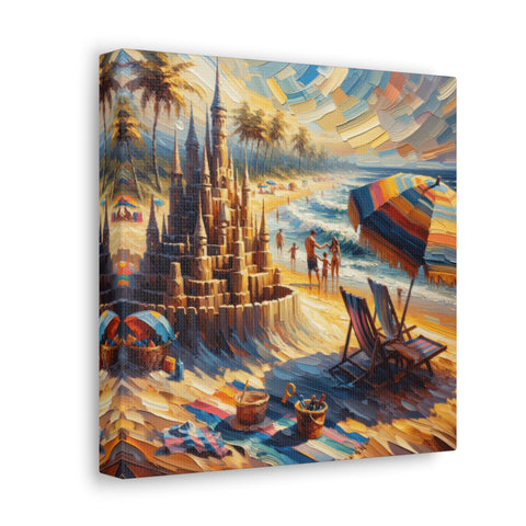 Sunset Kingdoms by the Shore - Canvas Print