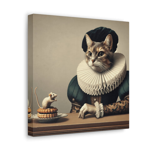 Whiskers and Waffles: A Noble Tale - Canvas Print