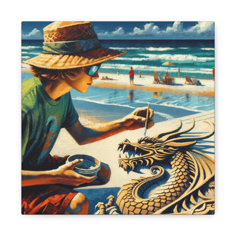 Master of the Sand Dragon - Canvas Print