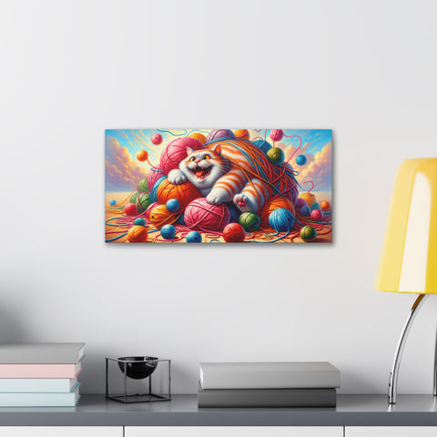 Whiskered Wonderland - Canvas Print