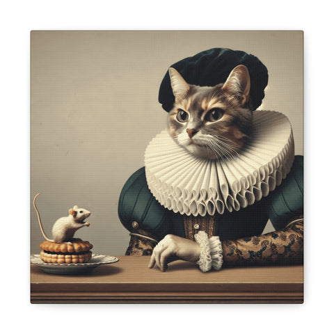 Whiskers and Waffles: A Noble Tale - Canvas Print