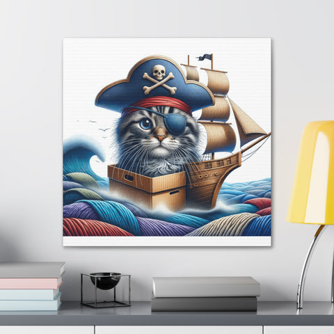 Furry Buccaneers Dream - Canvas Print