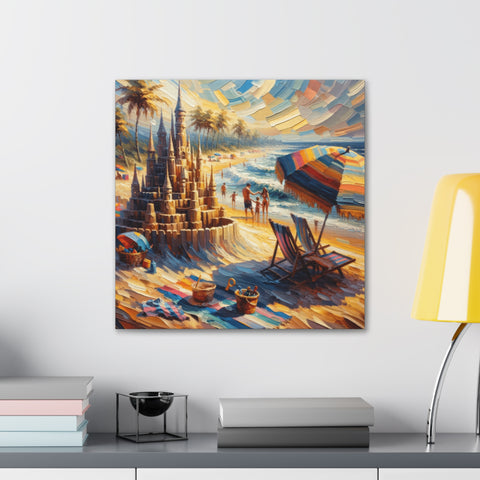 Sunset Kingdoms by the Shore - Canvas Print