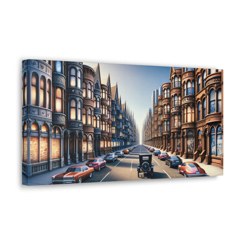 Tomorrow's Boulevard: An Epoch of Elegance - Canvas Print