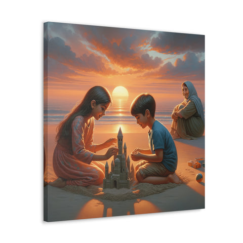 Twilight Towers of Innocence - Canvas Print