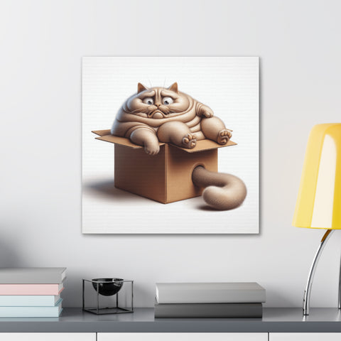Boxed Bounties of Boredom - Canvas Print