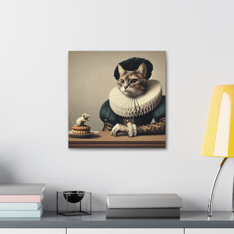 Whiskers and Waffles: A Noble Tale - Canvas Print