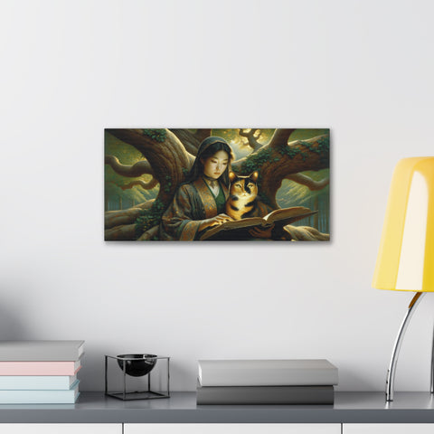 Whispers of the Enchanted Grove - Canvas Print