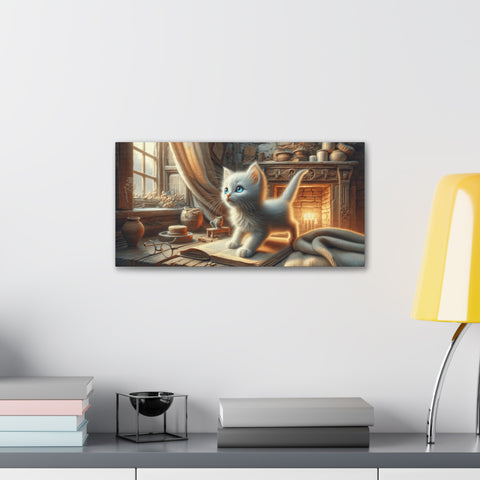 Whiskers in Wonderland - Canvas Print