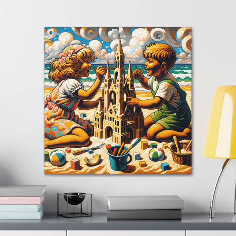 Architects of Littoral Dreams - Canvas Print