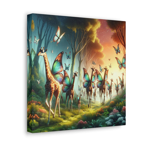 Whispers of the Butterfly Grove - Canvas Print