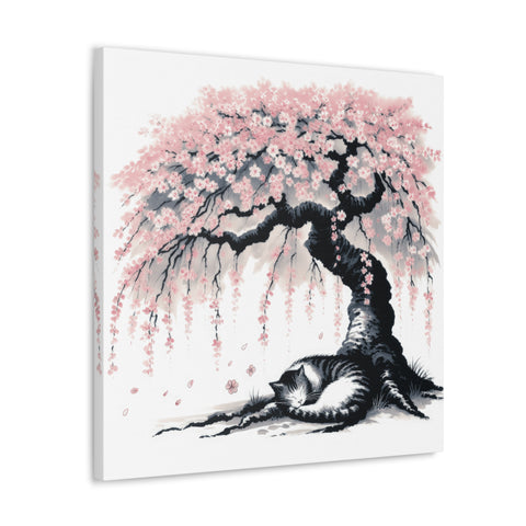 Serenity in Sakura Dreams - Canvas Print