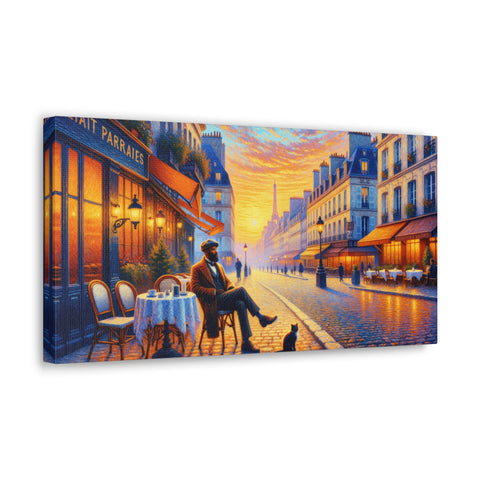 Twilight Whispers of Paris - Canvas Print