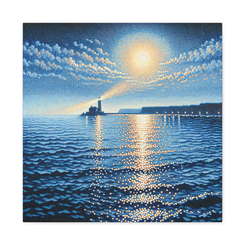 Dazzling Twilight Beacon - Canvas Print