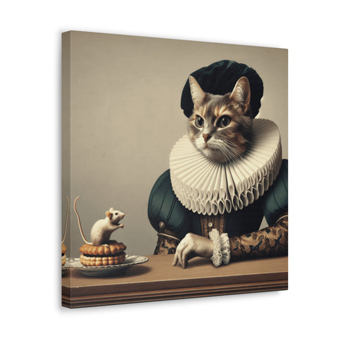 Whiskers and Waffles: A Noble Tale - Canvas Print