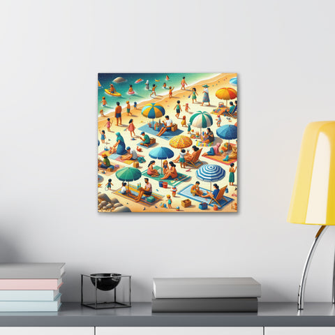 Summer Tapestry by the Sea - Canvas Print