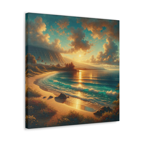 Twilight Serenade at Sapphire Shores - Canvas Print