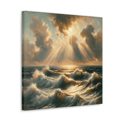 Celestial Symphony at Sea - Canvas Print