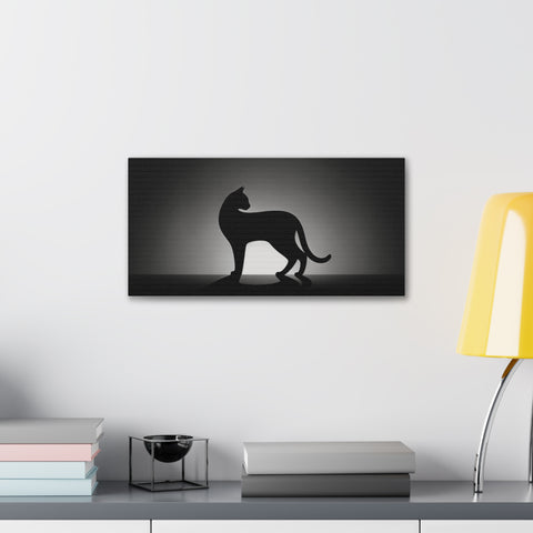 Silhouette of Serenity - Canvas Print