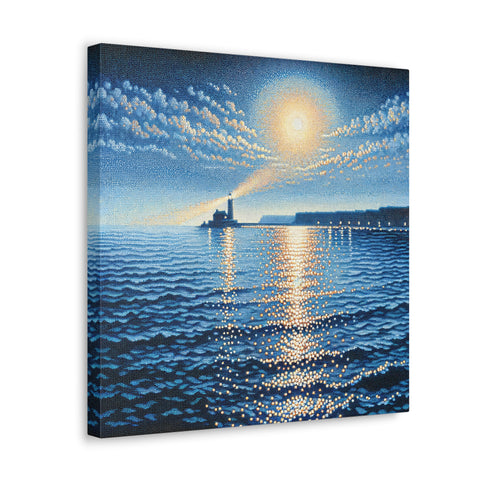 Dazzling Twilight Beacon - Canvas Print