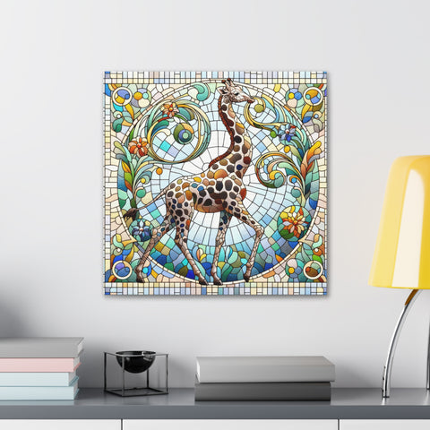Elegance in Stained Glass - Canvas Print