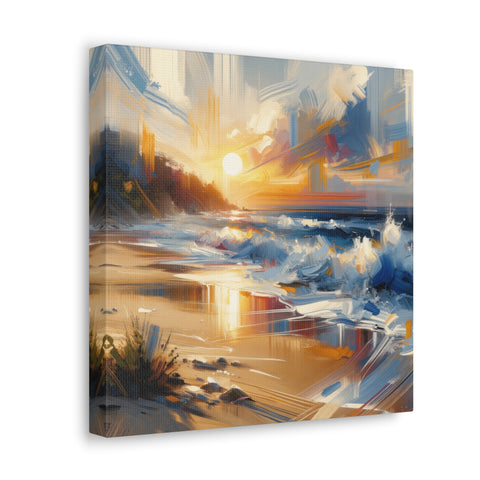 Symphony of Tide and Light - Canvas Print