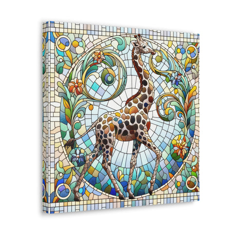 Elegance in Stained Glass - Canvas Print