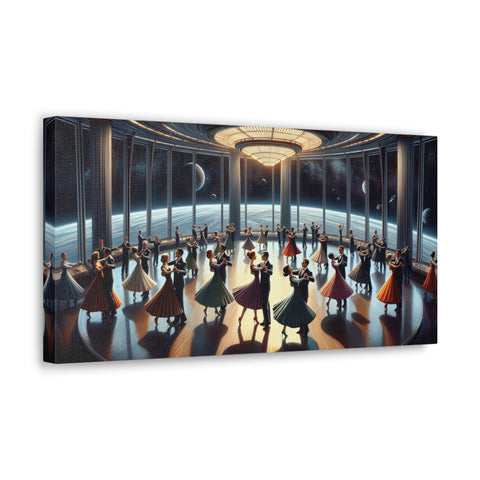 Waltzing in the Cosmic Ballroom - Canvas Print