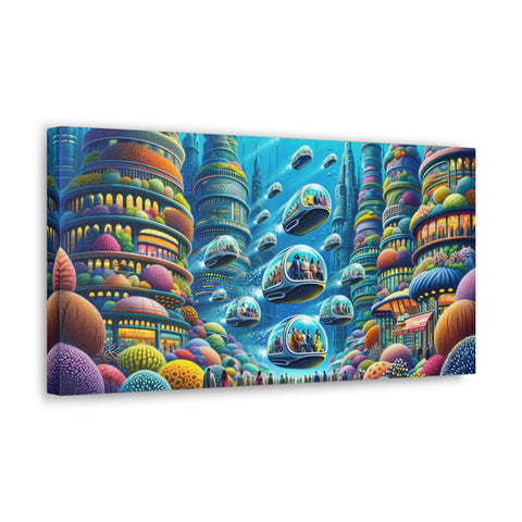 Aquatropolis: Voyage in the Marine Metropolis - Canvas Print