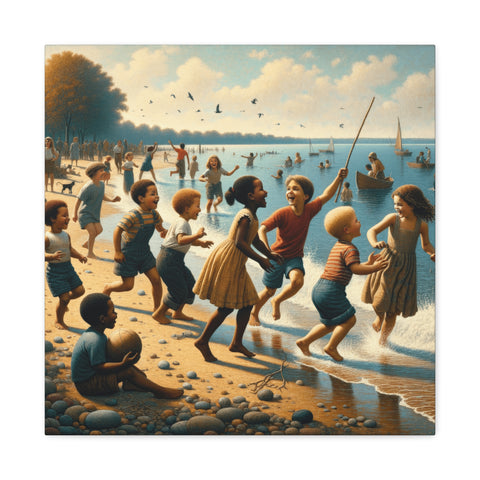 Seaside Symphony of Joy - Canvas Print