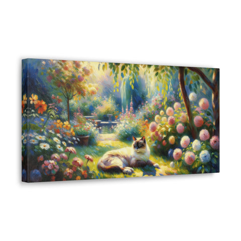 Serenity in Bloom - Canvas Print